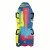 Ледянка мягкая двухместная 120 см Snowcom Краски