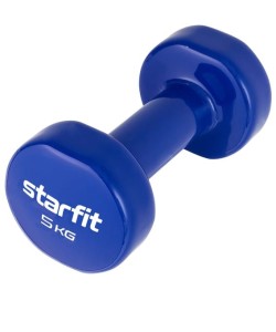 Гантель виниловая STARFIT DB-101, 5 кг, темно-синий

Яркая виниловая гантель 5 кг DB-101 от бренда STARFIT подходит для занятий дома, на улице или в зале. Чтобы вы могли сами подбирать нужные веса, данная модель продается поштучно. Гантели для фитнеса име