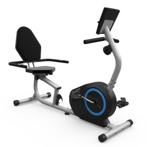 Горизонтальный велотренажер DFC Kondition 2300. Горизонтальный велотренажёр предназначен для поддержания физической формы и улучшения здоровья. Максимально допустимый вес пользователя до 110 кг. Велотренажер оснащен инерционным маховиком весом 6 кг с возм