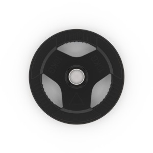 Диск обрезиненный DFC, чёрный, с хватом, 51мм, 10кг
