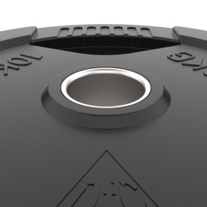 Диск обрезиненный DFC, чёрный, с хватом, 51мм, 10кг