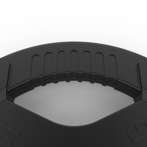 Диск обрезиненный DFC, чёрный, с хватом, 51мм, 10кг