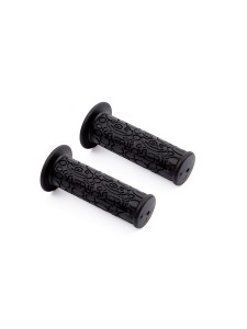 Грипсы XH-G15 97 мм чёрные/150073. Недорогие и удобные грипсы, обеспечат отличное сцепление с рулем. Изготовлены из синтетического материала Kraton, отличающегося повышенной износостойкостью и противоскользящими свойствами. Грипсы также эффективно гасят в