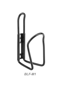 Флягодержатель BLF-M1 черный/550096. Классический флягодержатель BLF-M1 отлично смотрится на разных велосипедах и подходит к разным питьевым бутылкам. Крепится при помощи двух болтов к раме. Изготовлен из легкого алюминиевого сплава, это делает его прочны