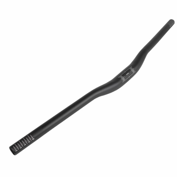 Руль M-WAVE 680х22,2/31,8 мм алюм.,чёрный мат. (5-401524)