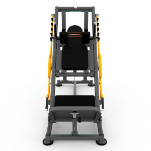 Жим ногами STONERISE DLP05 – лучший вариант для точечного развития мышц нижней части тела. Помимо стандартного жима ногами, на DLP05 вы сможете выполнять гакк-приседания, заменяющие более травмоопасные приседы со штангой.Профиль основной трубы 50х50 мм, а