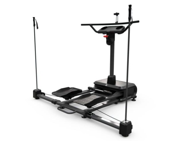 Горнолыжный тренажер SkiPro Black. 
SkiPro Black - это удобный горнолыжный тренажёр DFC серии Skier для занятий лыжным спортом в домашних условиях. 
Если вы хотите улучшить свои навыки лыжника, увеличить силу и выносливость, то этот тренажёр идеально подо