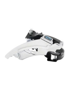 Переключатель передний Altus FD-M310 48-28/42-22T 34,9мм, универс тяга/370149. Передний переключатель Shimano Altus FD-M310 для звезд 42-22/48-28 зубьев, с универсальной тягой, хомут на 34.9 мм, для 7-8 скоростей, Dual Pull Clamp-On Low-Clamp. Для угла по