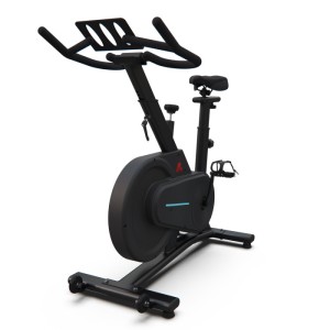 Спин-байк DFC Spectrum 7.0. Спин-байк DFC B-106 - это эффективный тренажер для домашнего использования. Высота руля регулируется в восьми положениях, что позволяет выбрать наиболее удобное положение, варьируя интенсивность тренировки. Сиденье регулируется