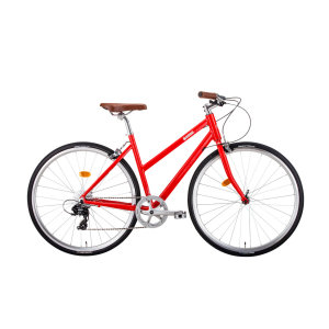Велосипед 28' Bear Bike Amsterdam Красный AL 7 ск 18-19 г
