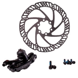 Тормозной набор диск. перед. TEKTRO MD-M280 (ротор 160мм+суппорт+колодки) (6-190280)