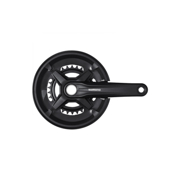 Шатун Shimano MT210 170мм 46/30 для 2*9 скоростей, с защитой, черный. Система Shimano MT210, стандарт Hollowtech II (система с полым валом), для привода 2х9 скоростей, набор звезд 46/30Т, длина шатунов 170 мм, с защитой звезд. Особенности: Плавное и точно Шатун Shimano MT210 170мм 46/30 для 2*9 скоростей, с защитой, черный. Система Shimano MT210, стандарт Hollowtech II (система с полым валом), для привода 2х9 скоростей, набор звезд 46/30Т, длина шатунов 170 мм, с защитой звезд. Особенности: Плавное и точно