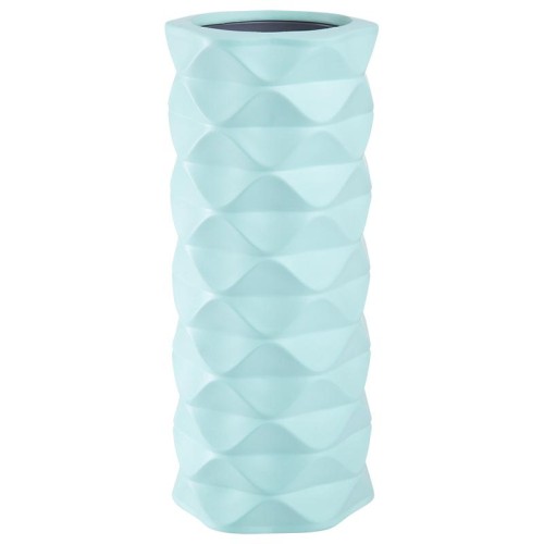 Ролик массажный средней жесткости STARFIT FA-507 EVA/PP, 32,5x12,5 cм, мятный/серый