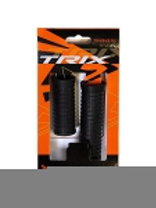 Грипсы HL-GR64А 70 мм и 100 мм/150212. Грипсы HL-GR64A - это пара надежных и стильных аксессуаров для велосипедов, которые обеспечат безопасность и комфорт во время катания. Изготовленные из качественной резины, они имеют длину 7 и 10 см и обеспечивают на