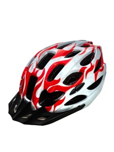 Шлем защитный FSD-HL003 (in-mold) L (54-61 см) красно-белый/600306.

Шлем FSD-HL003 (in-mold), предназначен для защиты головы при ударах при катании на велосипедах, скейтбордах, роликовых коньках и т.п. 
Внешний слой – поликарбонат. 
Внутренний слой, погл