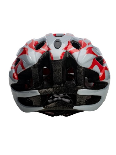 Шлем защитный FSD-HL003 (in-mold) L (54-61 см) красно-белый/600306