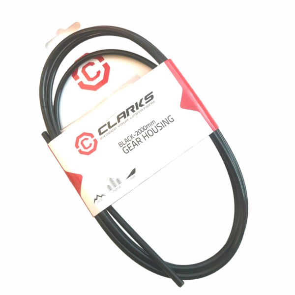 Оболочка троса перекл. CLARKS IGOC4,2000мм MTB/Road черная с заглушками (10 шт) (3-608)