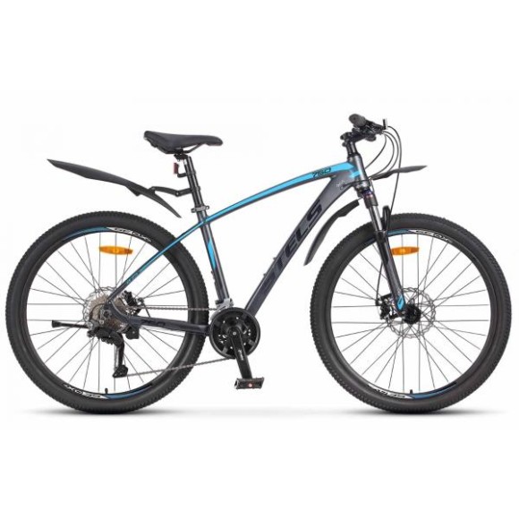 Велосипед Stels Navigator 750 MD 27.5" — современный горный велосипед с легкой алюминиевой рамой, трансмиссией Shimano Cues на 18 скоростей и дисковыми тормозами. Подходит для города, парков, грунтовых дорог и активного катания по пересеченной местности.
Велосипед Stels Navigator 750 MD 27.5" — современный горный велосипед с легкой алюминиевой рамой, трансмиссией Shimano Cues на 18 скоростей и дисковыми тормозами. Подходит для города, парков, грунтовых дорог и активного катания по пересеченной местности.
