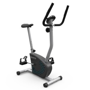 Вертикальный велотренажер DFC Kondition 2309. Достаточно компактный вертикальный тренажёр Kondition предназначен для поддержания физической формы и улучшения здоровья. Велотренажер оснащен инерционным маховиком весом 5 кг с возможностью крутить педали в о