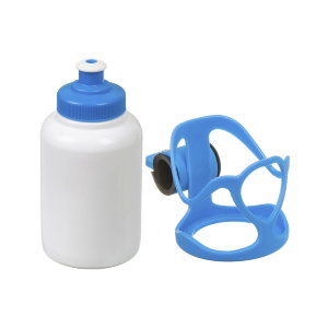 Фляга STG с флягодержателем (Голубой флягодержатель, Белая фляга) X95405