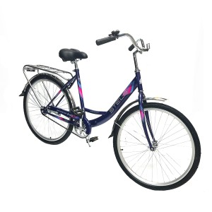 Велосипед Stels Navigator 26' 245 Z010 Фиолетовый (с корзиной) (LU093460)