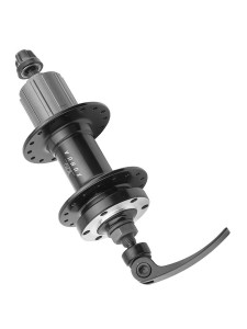 Втулка задняя XH-HUB-06RQ 32Н диск. эксц. под кассету 7/8 ск пром. подшип. алюм. чёрн/130341. Втулка задняя XH-HUB-06RQ, на 32 спицы, под диск на 6 болтов, с эксцентриковым зажимом, с пром. подшипниками, под кассету на 7-8 скоростей, O.L.D. 135 мм, диамет