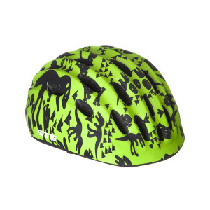 Шлем защитный STG HB10 черно-зеленый S (48-52см) Х98562