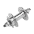 Втулка передняя AE-806FD 32H 3/8"х100х140мм под диск 6 болт, гайки сталь серебро/130240