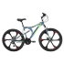 Велосипед Black One Totem FS 26 D FW серый/черный/зеленый 2021-2022