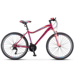 Велосипед Stels Miss-5000 V V050 Вишнёвый/Розовый (LU096326)