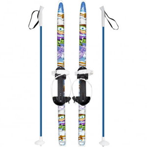 Лыжный комплект детский NovaSport Snow Rider с палками (90/90)