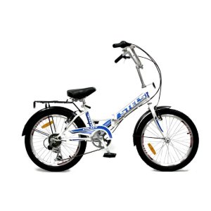 Складной велосипед STELS Pilot 350 предназначен для подростков, для прогулочного катания по городу. Оборудование начального уровня Shimano Turney на 6 скоростей. Рама сделана из прочной стали, стальная жесткая вилка, прочные двойные обода и надежные ободн
