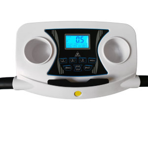 Электрическая беговая дорожка DFC AVALON реабилитационная T185W белого цвета для домашнего использования.
Двигатель постоянного тока мощностью 1,25 л/с. Скорость регулируется с консоли от 0,8 до 10 км/ч с шагом 0,1 км/ч. Напряжение 220В дорожки, мощно