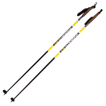 Лыжные палки VUOKATTI 150 Black/Yellow гибрид 35/65