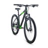 Велосипед 27,5' Forward Apache 27,5 2.0 disc AL Черный матовый/Ярко-зеленый 20-21 г