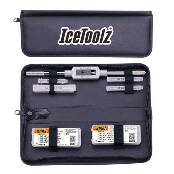 Метчики для прогонки резьбы педали 1/2' и 9/16' IceToolz E158/6-800224