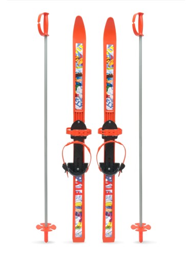 Лыжный комплект детский NovaSport Fly с палками в сетке (100/100) (12)