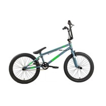 Велосипед Stark'25 Madness BMX 2 темно-серый матовый/зеленый неон/черный HQ-0014370