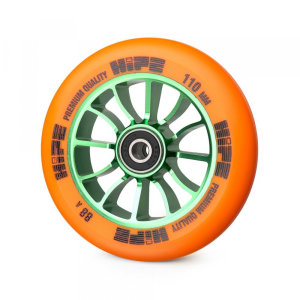 Колесо HIPE 01 110mm Зеленый/оранжевый