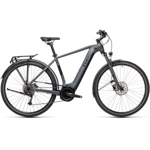 Велосипед CUBE TOURING HYBRID ONE 400 (grey'n'black) 2021