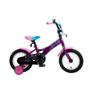 Детский велосипед предназначен для детей от 2 лет ростом 85–100 см. К модели прилагаются боковые страховочные колесики, позволяющие ребенку пользоваться двухколесным транспортом до приобретения навыка удерживания равновесия на нем.