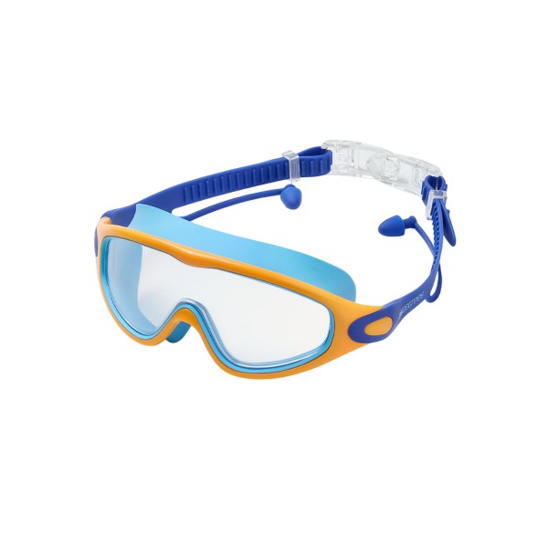 Очки-маска для плавания с берушами 25DEGREES Fusion Navy/Blue/Orange 25D25001, детский