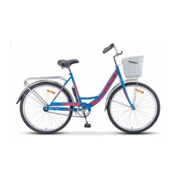 Велосипед Stels Navigator 26' 245 Z010 Синий/Красный (с корзиной) (LU093460)
