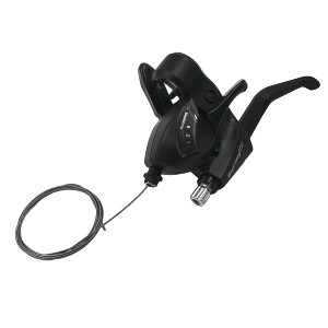 Шифтер/тормозная ручка Shimano Tourney ТХ800 черный 3ск 1800мм ESTTX800LBL