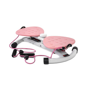 Twister Bow - это компактная платформа розового цвета для проработки косых мышц живота, пресса, икроножных и ягодичных мышц, а также поясницы. Тренажёр идеально подойдёт как начинающим, так и продвинутым пользователям, не займёт много места в комнате и по