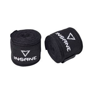 Бинт боксерский INSANE COBRA IN22-HW201, хлопок/нейлон, черный, 3,5 м