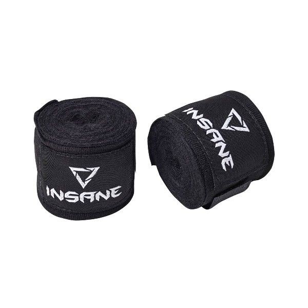 Бинт боксерский INSANE COBRA IN22-HW201, хлопок/нейлон, черный, 3,5 м