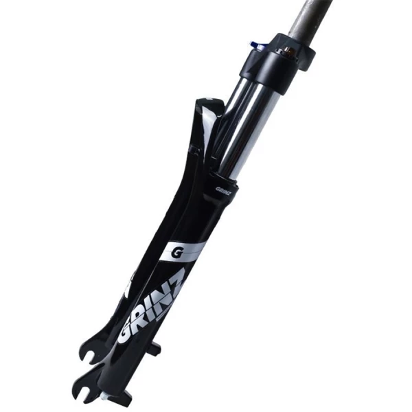 Вилка 29' GRINZ ES 451 HLO 29'*1.1\8' ход 100мм,локаут гидравл,предвар.сжат.,черн/бел.(HQ-0018759)