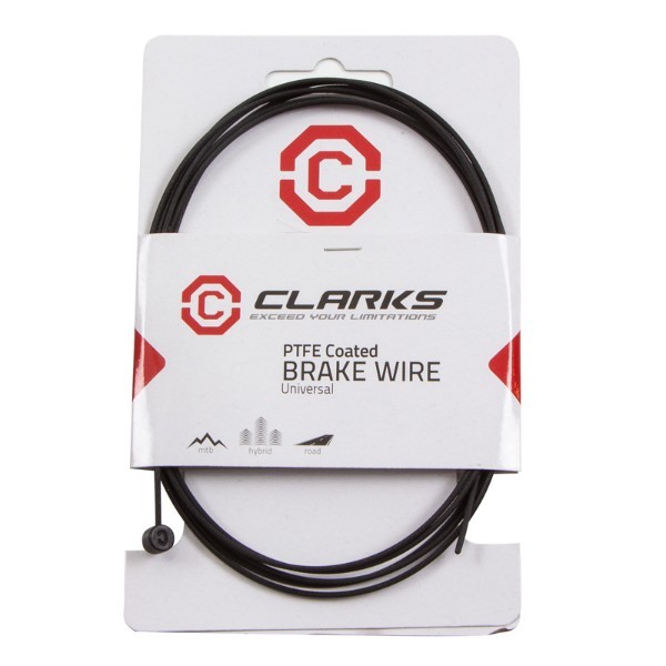 Трос тормоза CLARKS BW6026 1,5х2000мм, PRE-LUBE МТВ HYBRID с тефлоном (3-371)