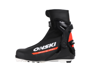Лыжные ботинки NNN ONSKI SKATE PRO S86323.
Коньковая модель для продвинутых любителей для тренировок и участия в соревнованиях. Высокий профиль и жесткая пластиковая манжета обеспечивают максимальную торсионную жесткость и поддержку голеностопа. Оригинал